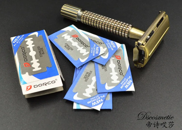 Суперострое бритвенное лезвие из нержавеющей стали 10 шт./лот безопасные мужские