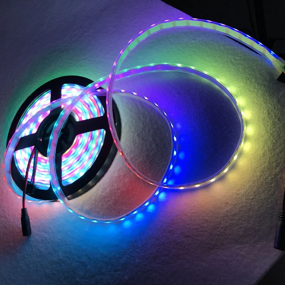 Светодиодная лента WS2815 12 в пост. Тока полноцветная RGB 5050 60 Светодиодный s/m 5 м