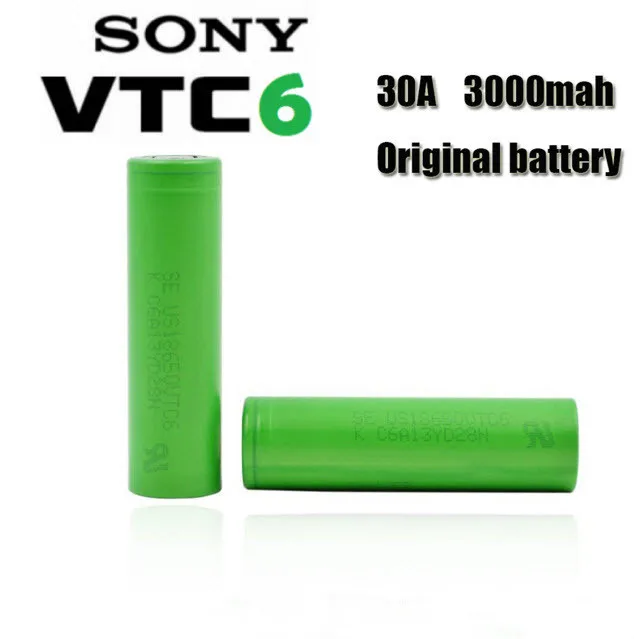 Литиевая батарея Sony 18650 3000 мАч литиевая VTC6 батарея|Портативные осветительные