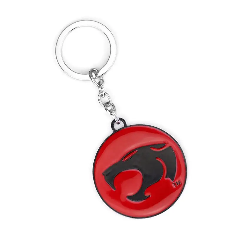 Мода Аниме Thundercats брелок красный Thunderbolt мультфильм кулон Металлический ювелирные