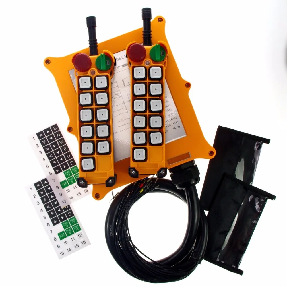 1PCS 10Channel 4 Motions 2Speed Button Hoist Crane Truck Remote Control System E-Stop | Обустройство дома