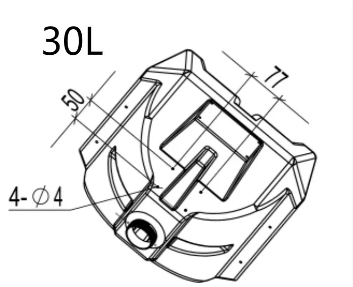 Aerops 12L 16L 20L 25L 30L резервуар для воды спрей waterpot жидкий резервуар для распылительного насоса сельское хозяйство multirotor drone БПЛА