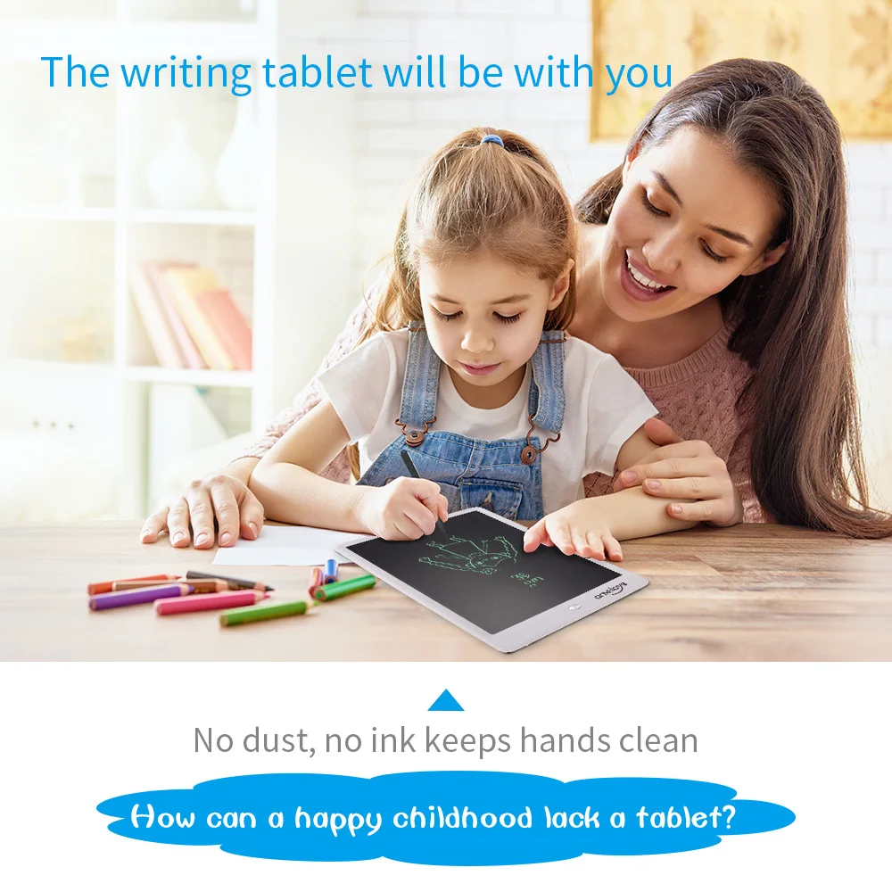 Ametoys 10 дюймов ЖК дисплей письма планшет цифровой графический почерк колодки для