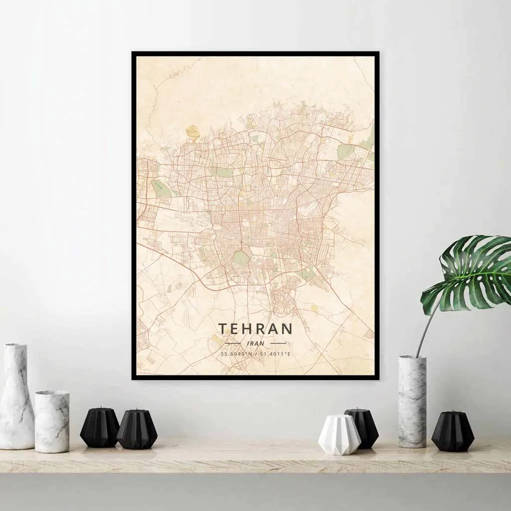 Tehran Iran Poster | Painting &amp Calligraphy