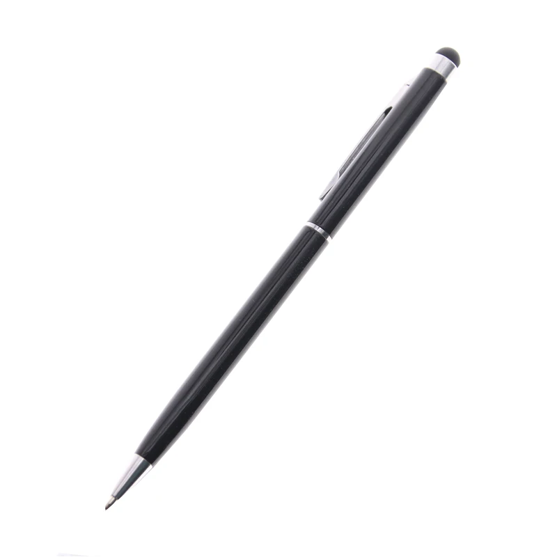 1 Pcs 2in1 Capacitive Touch Screen Stylus With Ball Point Pen For Mobile Phone Ballpoint Material Escolar | Канцтовары для офиса и