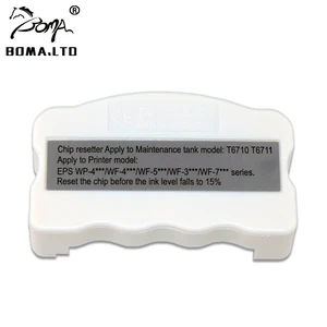 1 шт. T6710 T6711 чернильный чип для коробки для технического облсуживания Resetter для EPSON WF 7720 7715 7710 7210 7110 7610 7620 3620 3640 L1455 бак для пищевых отходов