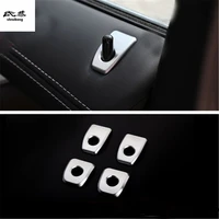 4pcslot stainless steel door pin lock decoration cover for 2014 2018 bmw x5 f15 x6 f16 car accessories
