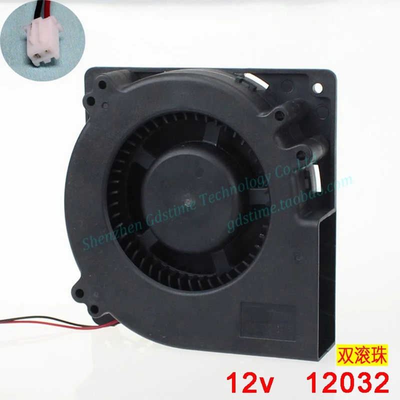 Новый оригинальный вентилятор с двумя шариками DC5V 12V 24V 48V 120MM 120X120X32MM 12032 большой