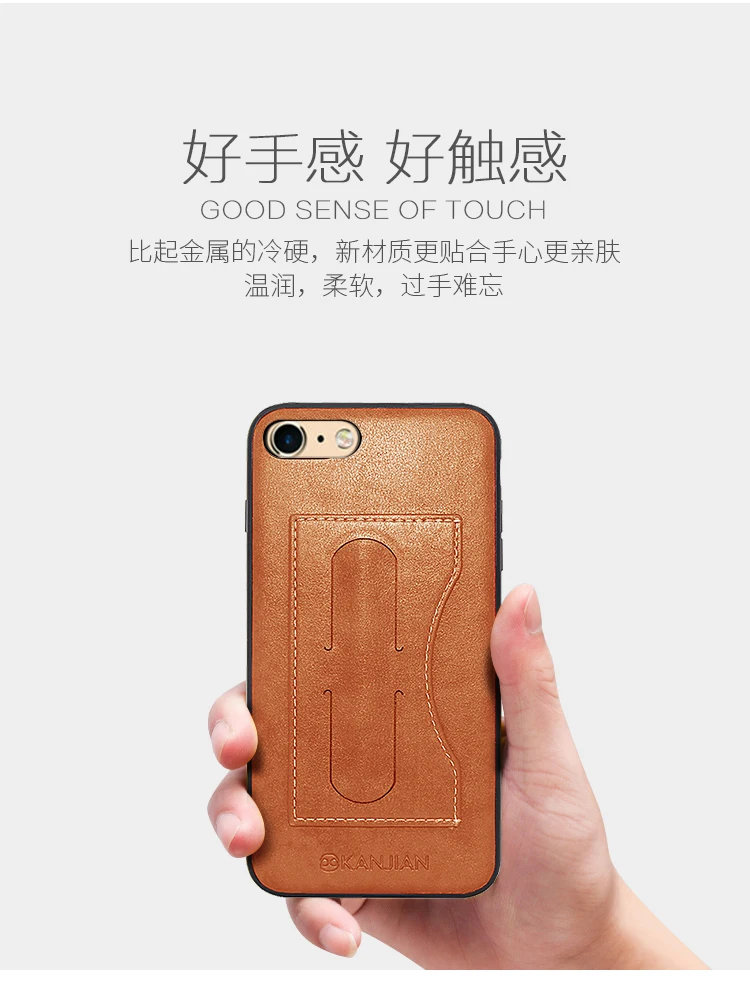 SFor-funda de tel&eacute;fono para Iphone 6s, cubierta de cuero PU + TPU con ranura para tarjeta, para Apple Iphone 6s, 4,7-2