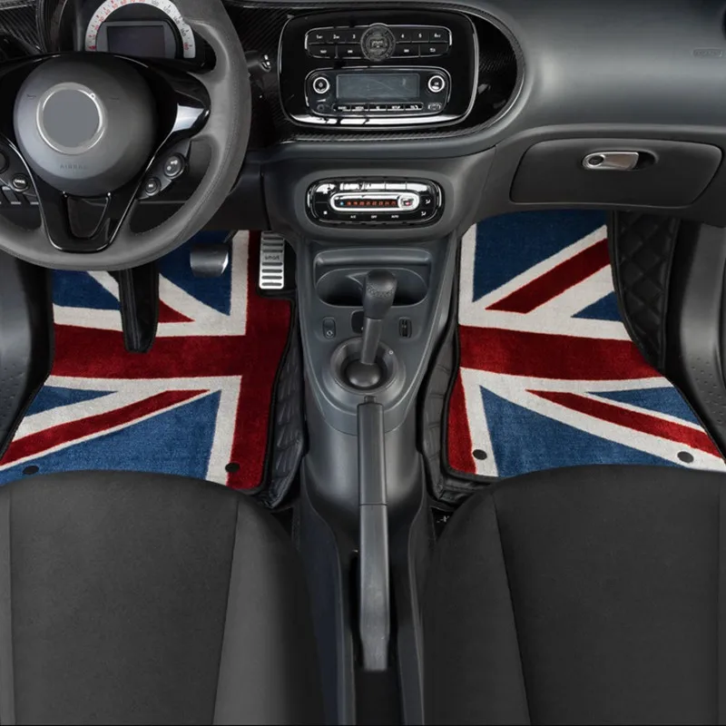 1 компл. Объемный автомобильный передний коврик ковер для Smart fortwo 2015 2016 2017 2018