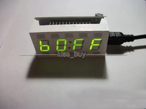 Mini CRE 51 SCM DIY электронный дизайн светодиодный Зеленый цифровой будильник Рабочий