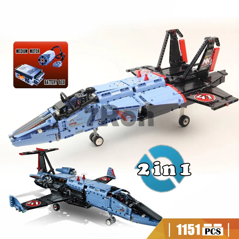 22002 Совместимость с лего technic 10241 AIR RACE JET модель здания игрушки хобби развивающие