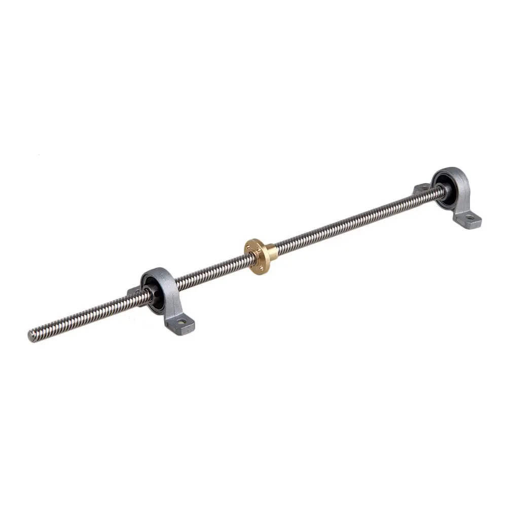 300 мм длина 2 диаметр Серебристый Горизонтальный свинцовый шток и подшипник с