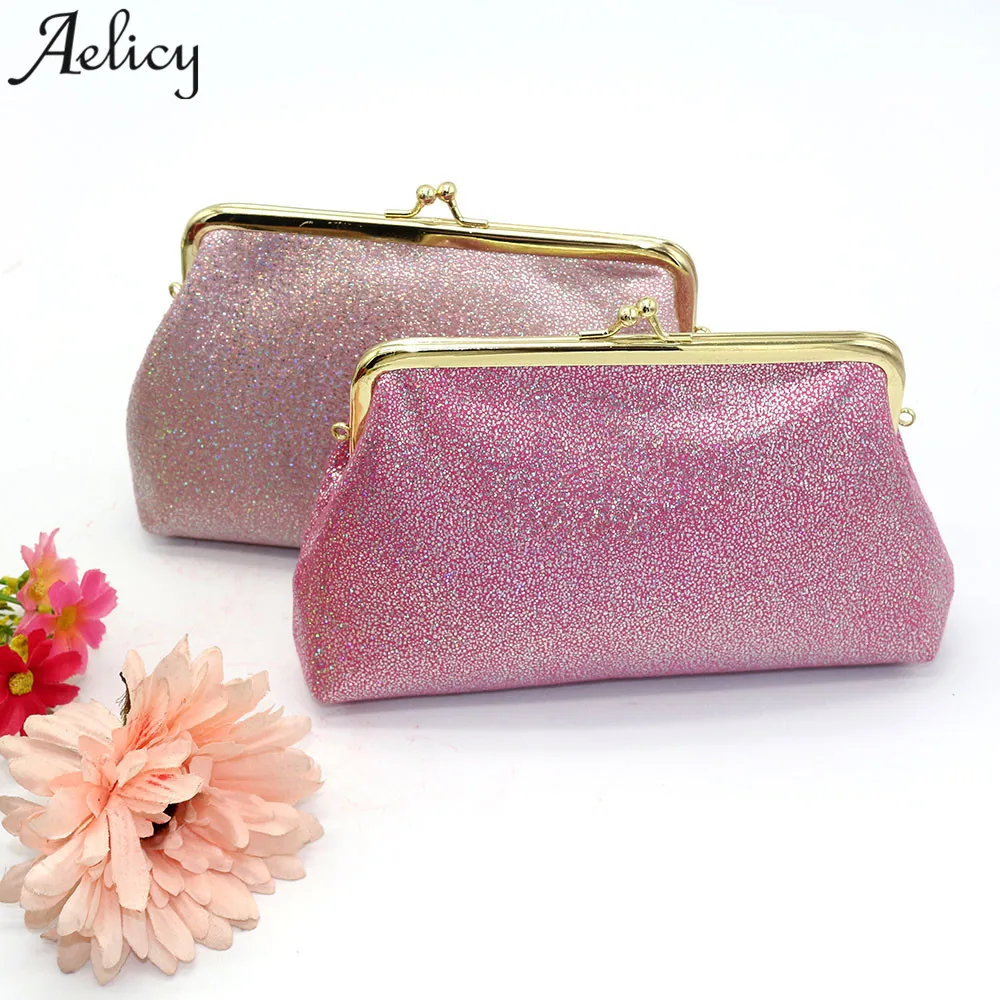 Aelicy 2018 женские кошельки Горячая леди Сияющий сверкающий маленький кошелек с