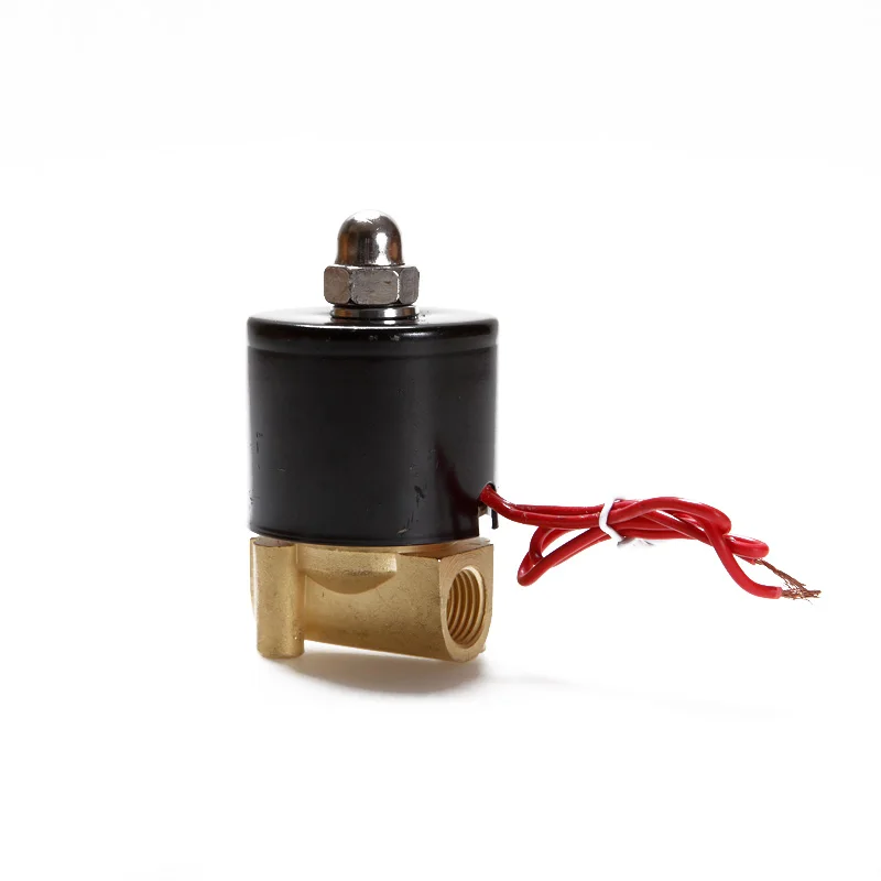 Электрический электромагнитный клапан для воды и воздуха 2 канала 1/2 220 В