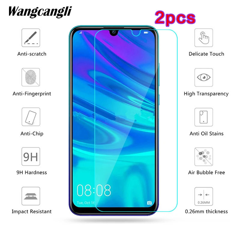 2 шт. 2.5D 9H новое защитное стекло для Huawei P Smart 2019 закаленное Защитная пленка экрана