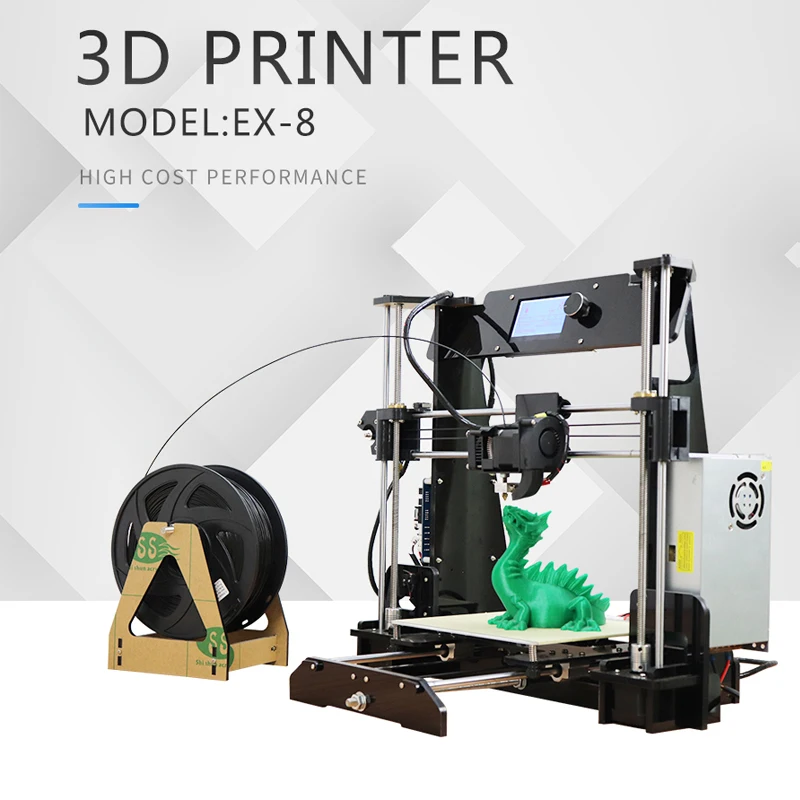 Фабрика EZT3D EX8 DIY 3d принтер комплект с нитью высокой точности Reprap Prusa i3 большой