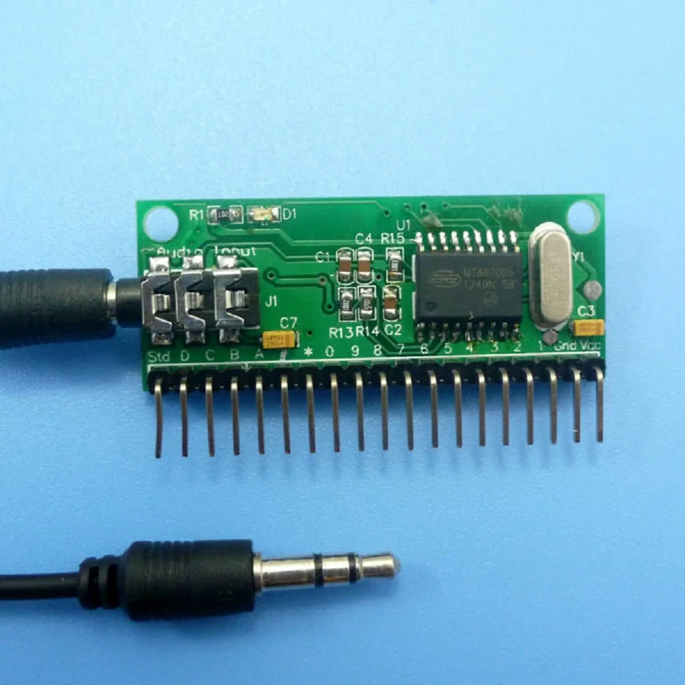2 шт. CE004 * 16 канала MT8870 DTMF аудио декодер телефонный голосовой контроллер 01234567890ABCD #