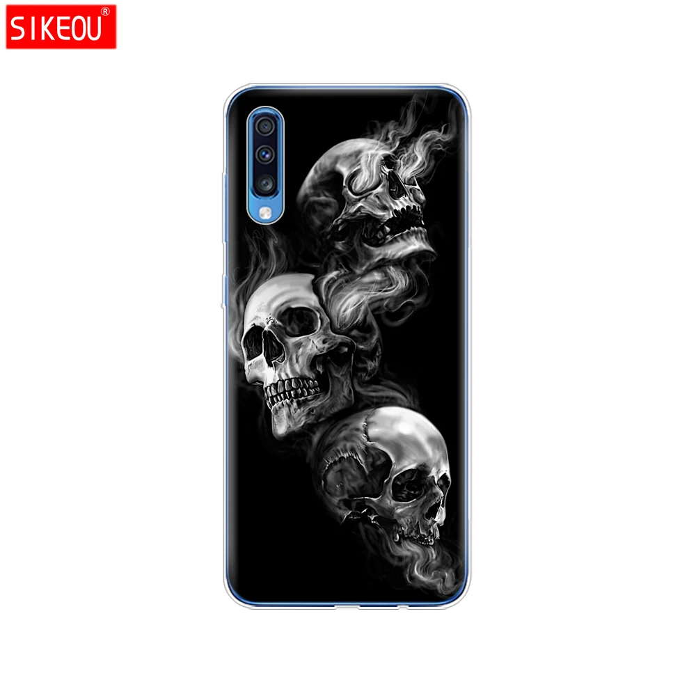 For Samsung A70 Case Soft TPU Phone Back Cover For Samsung Galaxy A70 silicon Cases Coque Capa A 70 A705 A705F bumper Cat - Цвет: 12056
