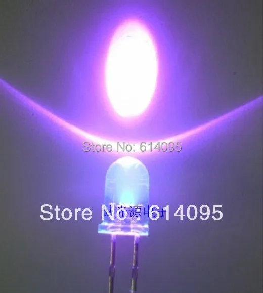300 шт./лот LED 5 мм Фиолетовый/F5 фиолетовый светодиод/ультра яркий светодиод|lot led|led