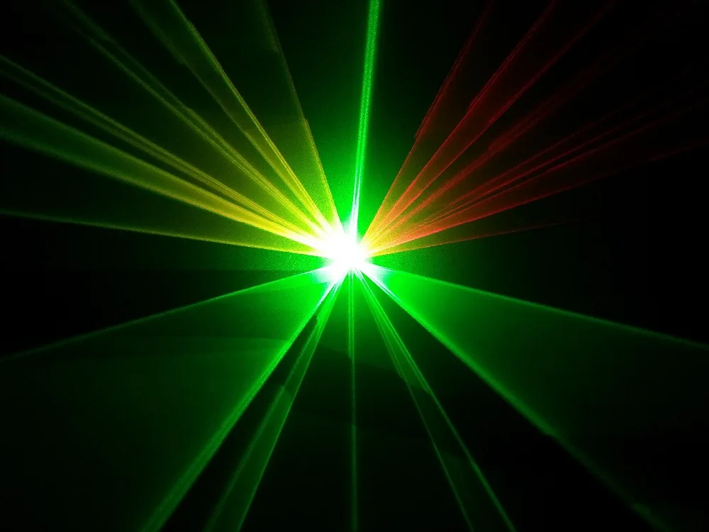 Новый 1 Вт RGB анимационный лазерный светильник 20kpps многоцветный зеленый 150 мВт при