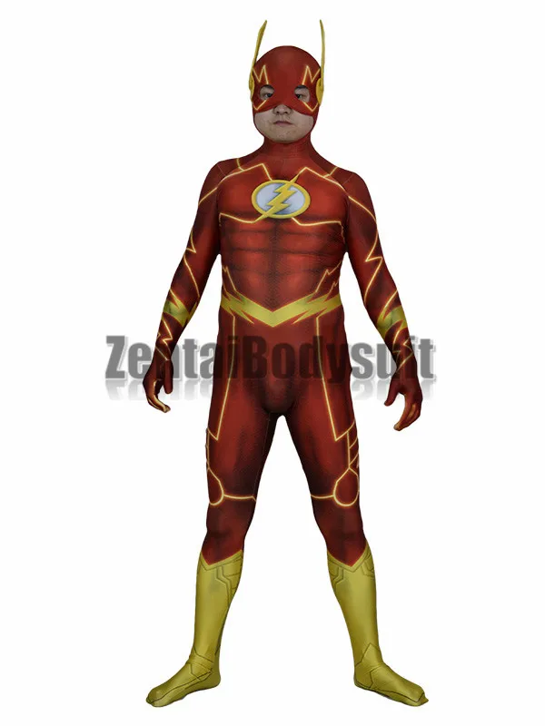 Костюм супергероя на Хэллоуин вечерние костюмы с 3D принтом 52 Цвета|cosplay zentai|flash