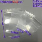 Прозрачные полиэтиленовые пакеты на молнии с застежкой-молнией, перезаряжаемые полиэтиленовые полипропиленовые пакеты для упаковки ювелирных изделий