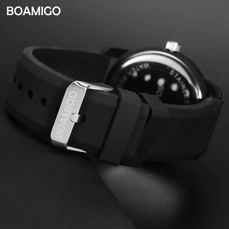 Модные мужские часы унисекс BOAMIGO брендовые чрезвычайно простые дизайнерские