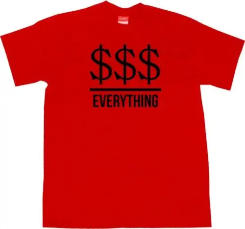 Уличная футболка Kings of NY Money Over Everything Бренд New York NYC Design | Мужская одежда