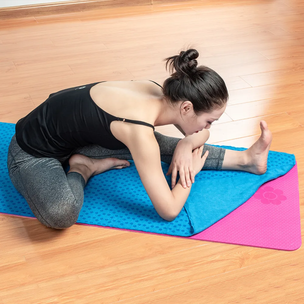 

New Non Slip Yoga Towel Yoga Mat Cover Towel Blanket Sport Fitness Exercise Pilates Workout