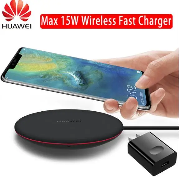 HUAWEI QI Беспроводное зарядное устройство оригинальный тип C CP60 WPC Smart 15 Вт Max mate 20 Pro RS
