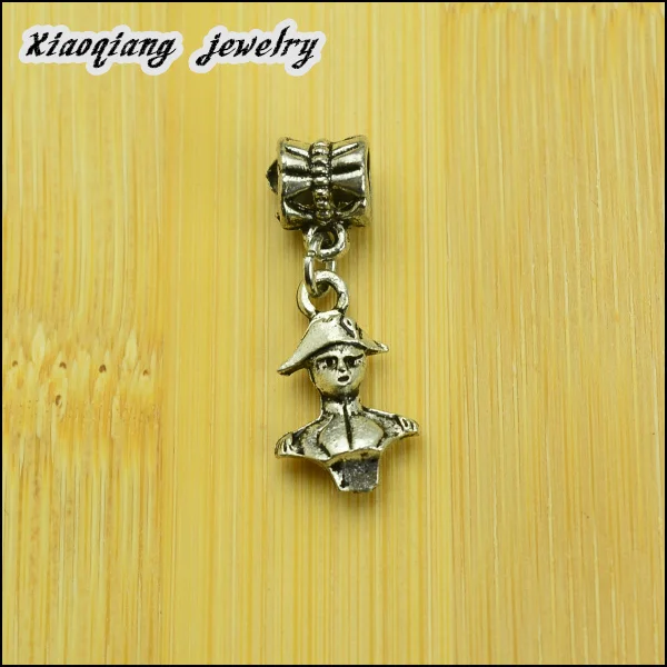 Бесплатная доставка! 25 шт. Подвески Тибетского серебра с большим отверстием подходят для браслетов-шармов Pandora. DIY подвеска. XQ0017.