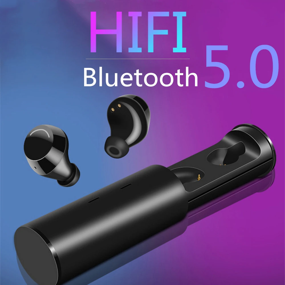 TWS Bluetooth 5 0 наушники беспроводные стерео HIFI гарнитура водонепроницаемые IPX5 для