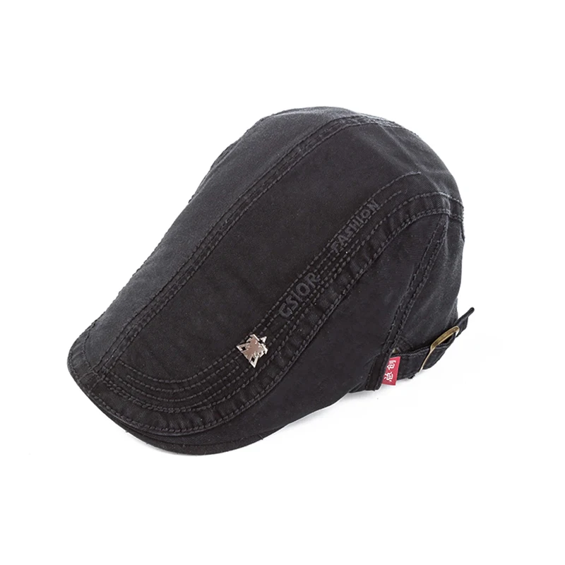British retro caps Men Berets Cotton Hats Adjustable Casual Visors Peaked cap Gorras Planas bone Flat Caps Men's Berets boina