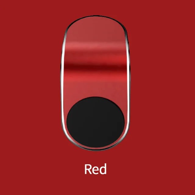red color Магнитная автомобильная подставка для телефона крепление на вентиляционное отверстие для IPhone XS Xr 8 7 Магнитный держатель для телефона в автомобиле gps Кронштейн Поддержка мобильного телефона - Цвет: red color
