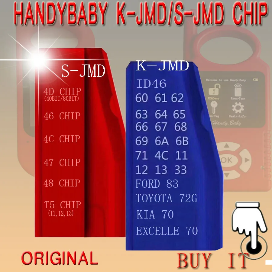 2019 Лидер продаж 10 шт./лот супер красный Чип-диод лампочка S-JMD K-JMD C-JMD601 JMD6 ID46 чип для