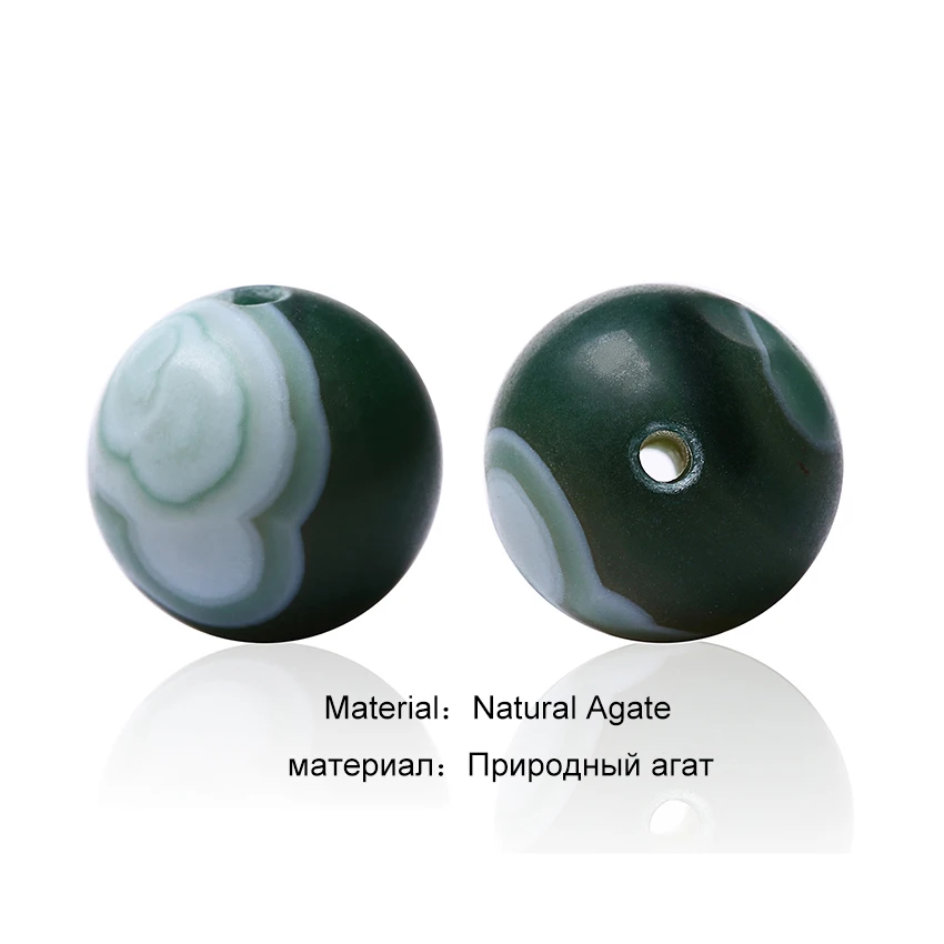 Оптовая продажа 6 12 мм натуральная ониксовая кровать зеленые тусклые блестящие