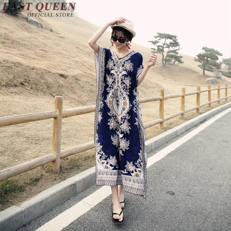 2018 Летнее Длинное Платье в стиле хиппи винтажные платья этническом с цветочным