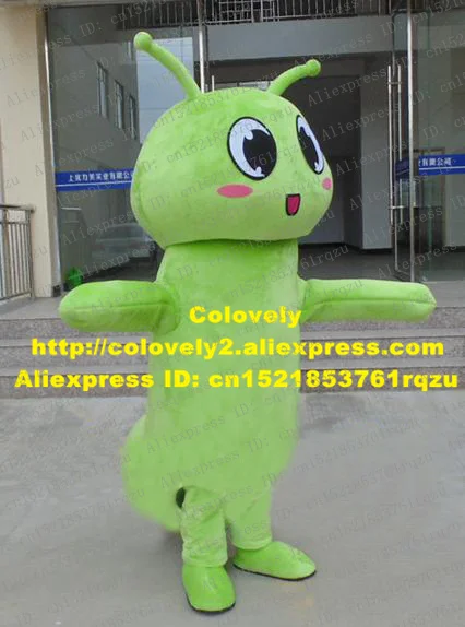 Подобный плотничный червь гусеничный GiantWorm Kattapillar Budworm баг талисман костюм для