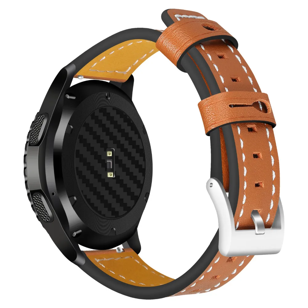 Хохлатая Шестерня S3 frontier ремешок для samsung Galaxy Watch 46 мм S 3 Классический 22 мм кожаный браслет на запястье correa ремешок для часов ремень
