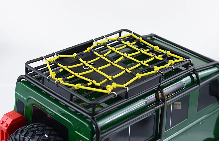 Gwolf 1:10 RC Rock Crawler монстр Трак для Axial SCX10 90046 Tamiya CC01 RC4WD D90 D110 Trax эластичная багажная