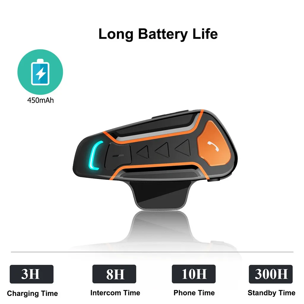 Мини Беспроводной Bluetooth гарнитура Шум снижение мотоцикл шлем мотоцикла Связь