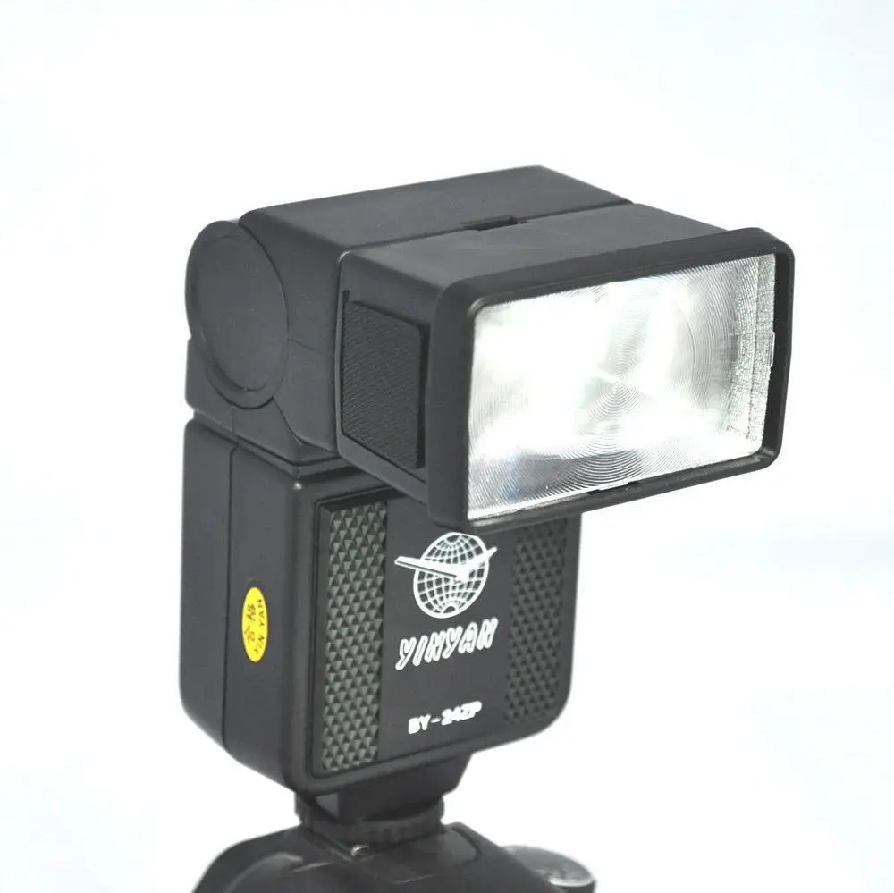 YinYan BY 24ZP универсальная вспышка горячий башмак Speedlite для камеры canon nikon Olympus Pentax