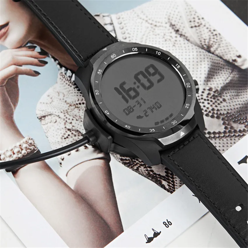 Magnetic Adsorption Charger USB Cable For Ticwatch Pro Bluetooth Smart Watch 1m USB Data& Charging Cable Cradle Dock