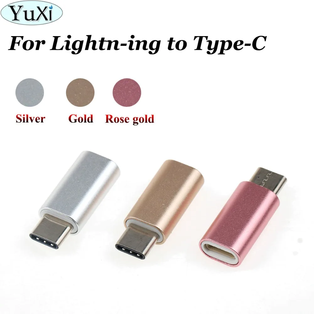 Юйси для iPhone Женский к type C Мужской адаптер к Micro USB кабель конвертер зарядки тип-c к ios Конвертер Разъем USB-C