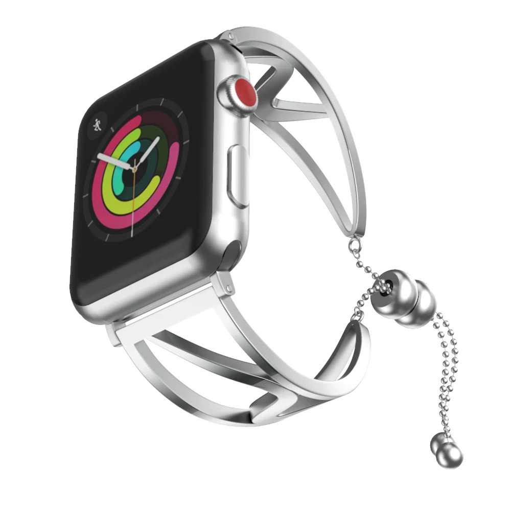 Ремешок для часов из нержавеющей стали Apple Watch Series 1 2 3 (38 мм/42 мм) универсальный