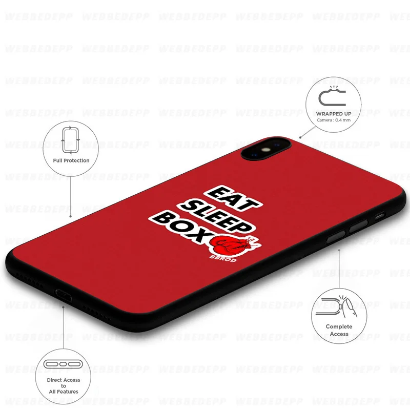 WEBBEDEPP боксерские перчатки мягкий чехол для Samsung Galaxy S10 S10e S9 S8 Plus S7 S6 Edge &amp J6 2018 Note 10 9 8