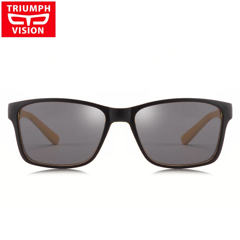 Очки TRIUMPH VISION с минусом мужские модные квадратные солнцезащитные очки по рецепту