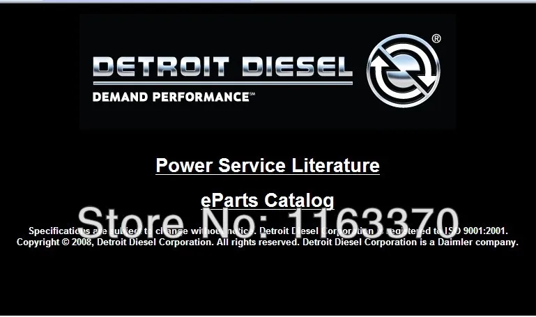 Для Detroit Diesel Power Service Literature On Highway DVD Program октябрь 2008|detroit diesel|diesel power |