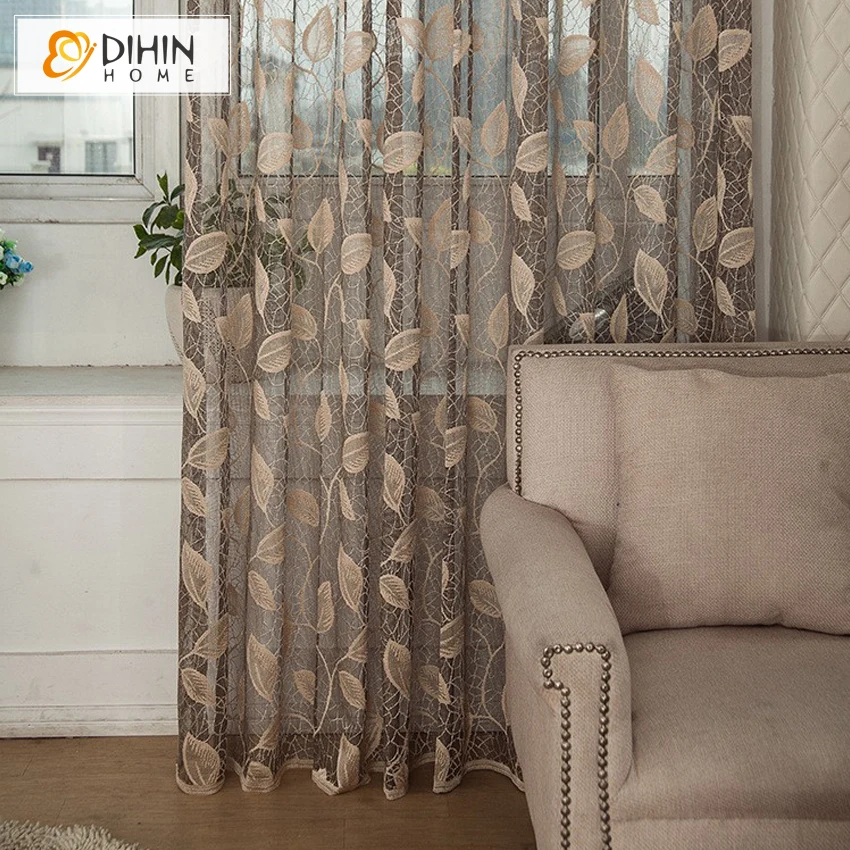 Новое поступление оконные шторы DIHIN HOME тюлевые современные занавески с